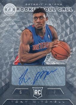 2013-14 Panini Totally Certified - Rookie Roll Call Autographs #34 Tony Mitchell Front