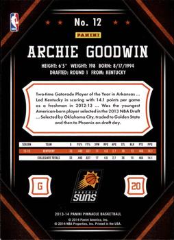 2013-14 Pinnacle #12 Archie Goodwin Back