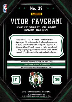 2013-14 Pinnacle #39 Vitor Faverani Back