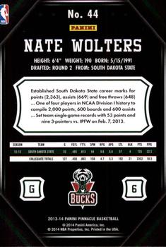 2013-14 Pinnacle #44 Nate Wolters Back