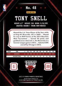 2013-14 Pinnacle #48 Tony Snell Back