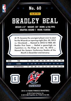 2013-14 Pinnacle #60 Bradley Beal Back