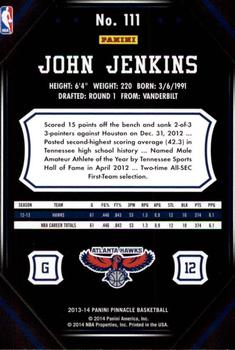 2013-14 Pinnacle #111 John Jenkins Back