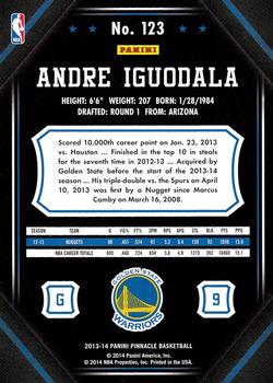 2013-14 Pinnacle #123 Andre Iguodala Back