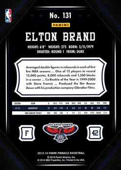 2013-14 Pinnacle #131 Elton Brand Back