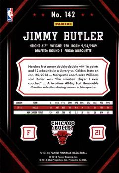 2013-14 Pinnacle #142 Jimmy Butler Back