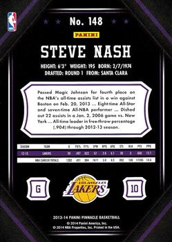 2013-14 Pinnacle #148 Steve Nash Back