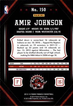 2013-14 Pinnacle #150 Amir Johnson Back