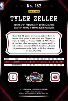 2013-14 Pinnacle #182 Tyler Zeller Back
