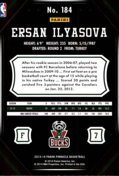 2013-14 Pinnacle #184 Ersan Ilyasova Back