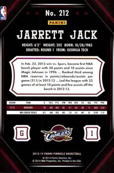 2013-14 Pinnacle #212 Jarrett Jack Back