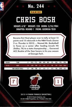 2013-14 Pinnacle #244 Chris Bosh Back