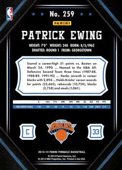 2013-14 Pinnacle #259 Patrick Ewing Back