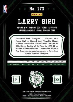 2013-14 Pinnacle #273 Larry Bird Back