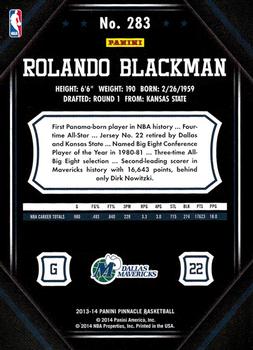 2013-14 Pinnacle #283 Rolando Blackman Back