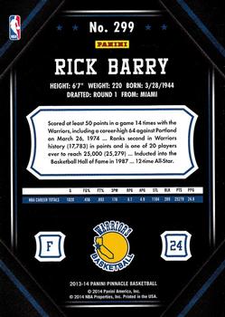 2013-14 Pinnacle #299 Rick Barry Back