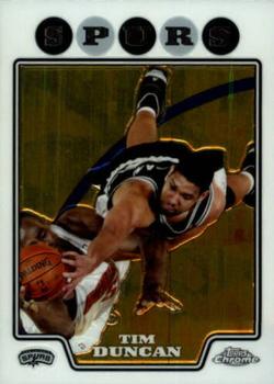 2008-09 Topps Chrome #21 Tim Duncan Front