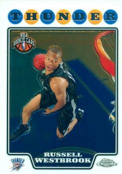 2008-09 Topps Chrome #184 Russell Westbrook Front