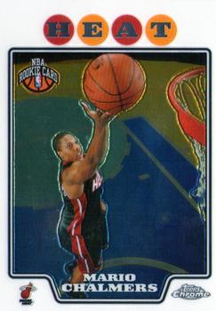 2008-09 Topps Chrome #208 Mario Chalmers Front