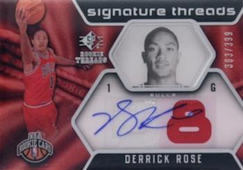2008-09 SP Rookie Threads #95 Derrick Rose Front