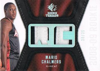 2008-09 SP Rookie Threads #91 Mario Chalmers Front