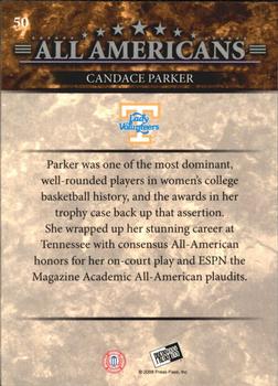 2008 Press Pass #50 Candace Parker Back