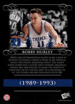 2008-09 Press Pass Legends #39 Bobby Hurley Back