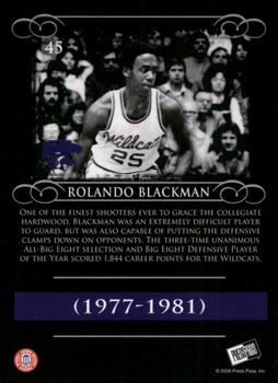 2008-09 Press Pass Legends #45 Rolando Blackman Back