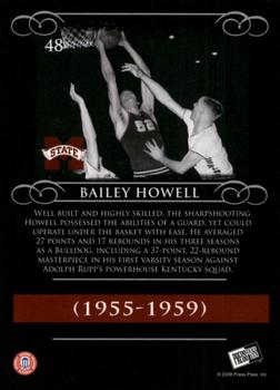 2008-09 Press Pass Legends #48 Bailey Howell Back