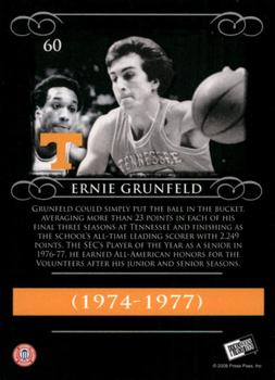 2008-09 Press Pass Legends #60 Ernie Grunfeld Back