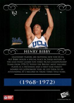 2008-09 Press Pass Legends #62 Henry Bibby Back