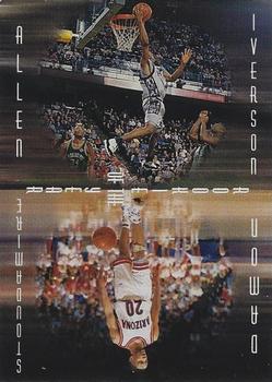 1997 Genuine Article - Double Cards #D2S Allen Iverson / Damon Stoudamire Front