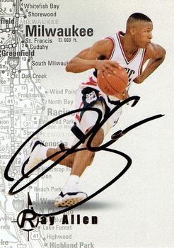 1997 Genuine Article - Hometown Heroes Autographs #HH1 Ray Allen Front