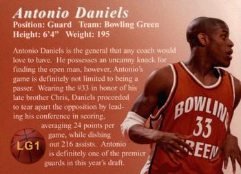 1997 Genuine Article - Lottery Gems #LG1 Antonio Daniels Back