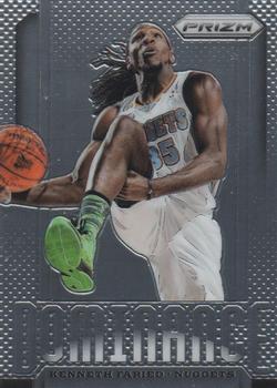 2013-14 Panini Prizm - Dominance #16 Kenneth Faried Front