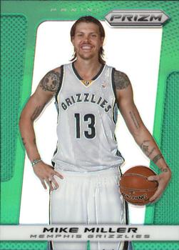 2013-14 Panini Prizm - Prizms Green #173 Mike Miller Front