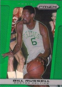 2013-14 Panini Prizm - Prizms Green #260 Bill Russell Front
