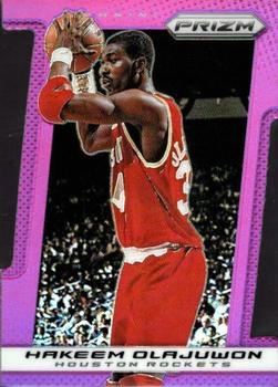 2013-14 Panini Prizm - Prizms Purple Die Cut #254 Hakeem Olajuwon Front