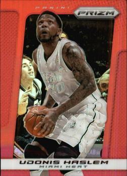 2013-14 Panini Prizm - Prizms Red #128 Udonis Haslem Front
