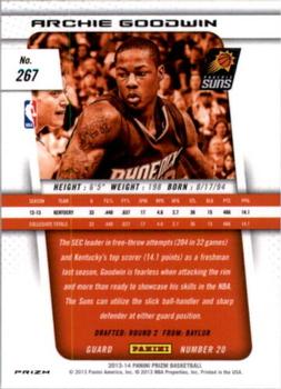 2013-14 Panini Prizm - Prizms Red #267 Archie Goodwin Back