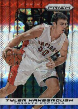 2013-14 Panini Prizm - Prizms Red White and Blue Mosaic #100 Tyler Hansbrough Front