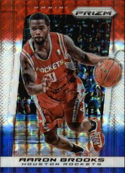 2013-14 Panini Prizm - Prizms Red White and Blue Mosaic #155 Aaron Brooks Front