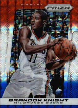 2013-14 Panini Prizm - Prizms Red White and Blue Mosaic #170 Brandon Knight Front
