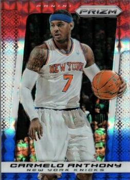 2013-14 Panini Prizm - Prizms Red White and Blue Mosaic #172 Carmelo Anthony Front