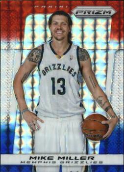 2013-14 Panini Prizm - Prizms Red White and Blue Mosaic #173 Mike Miller Front