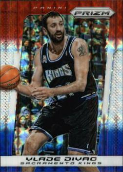 2013-14 Panini Prizm - Prizms Red White and Blue Mosaic #208 Vlade Divac Front