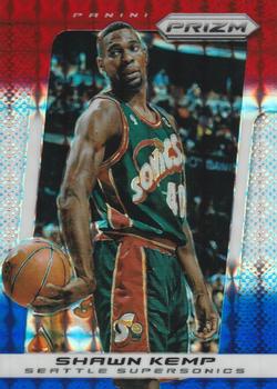 2013-14 Panini Prizm - Prizms Red White and Blue Mosaic #234 Shawn Kemp Front