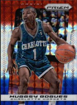 2013-14 Panini Prizm - Prizms Red White and Blue Mosaic #247 Muggsy Bogues Front