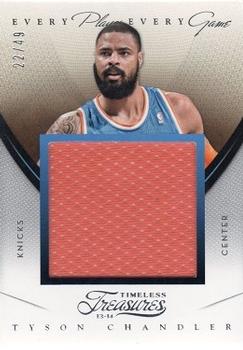 2013-14 Panini Timeless Treasures - Every Player Every Game Jerseys #12 Tyson Chandler Front