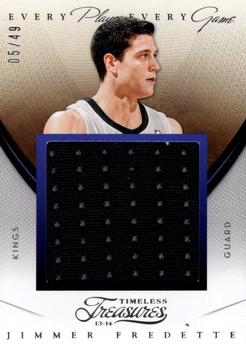 2013-14 Panini Timeless Treasures - Every Player Every Game Jerseys #35 Jimmer Fredette Front